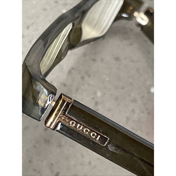 Gucci GG 1444 988 Brown Rectangular Eyeglasses Frames ONLY 130 Full Rim Italy main image 5